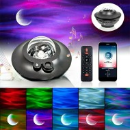 Soucoupe Veilleuse Aurore boréale - Bluetooth RGB