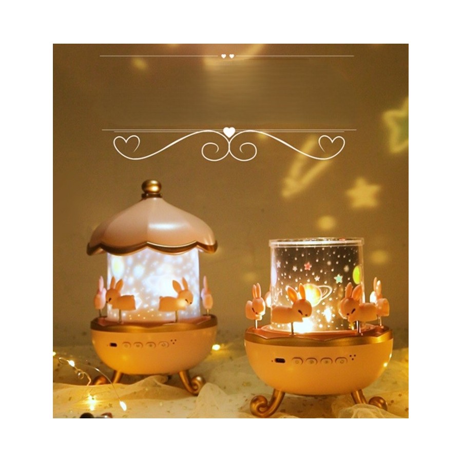 Veilleuse Carrousel Lapin