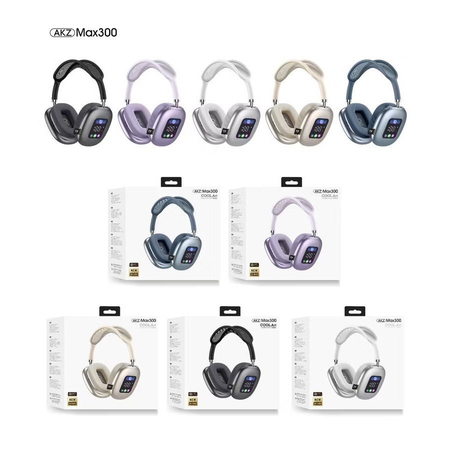 Casque Bluetooth avec écran tactile MAX-300