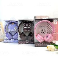 Casque Audio Bluetooth à motif AKZ-605