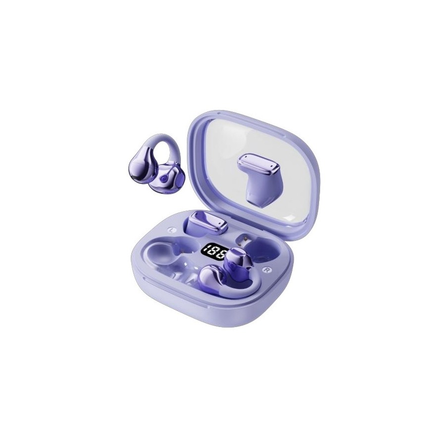 Ecouteur Bluetooth Boucle d'Oreille - Y653 - violet