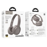 CASQUE SANS FIL BT - HOCO W46 - MARRON