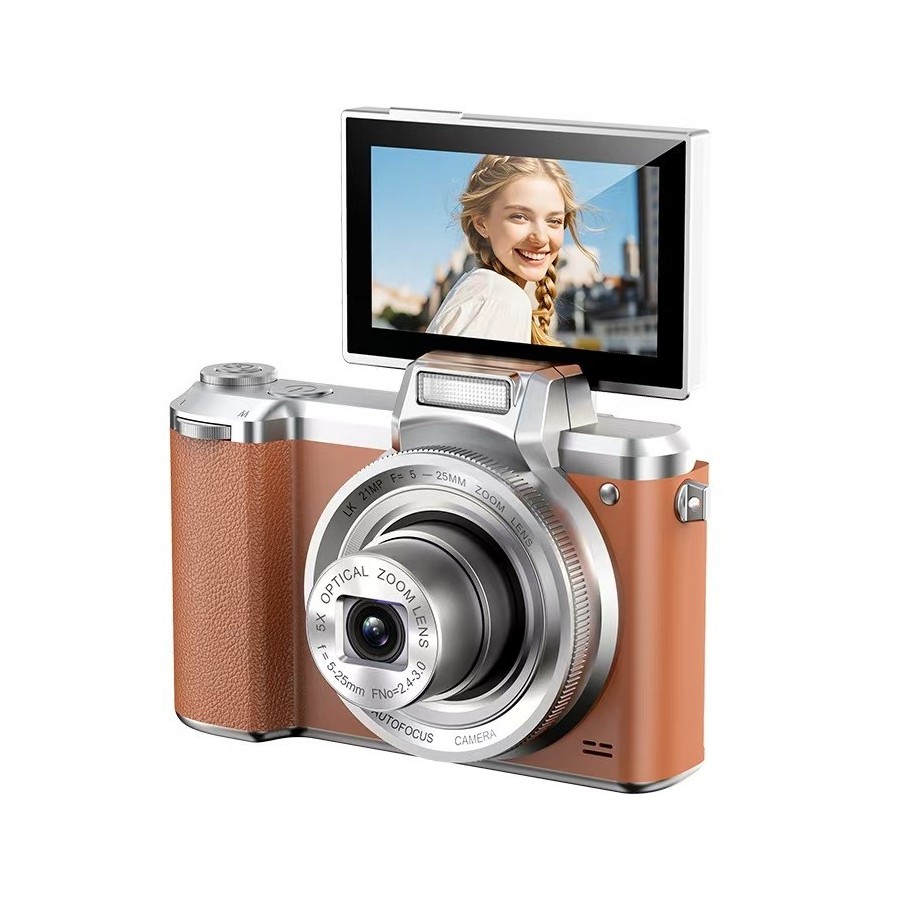 Appareil Photo Numérique avec écran orientable à 180° - 21 MP - Zoom x5 - LK-017