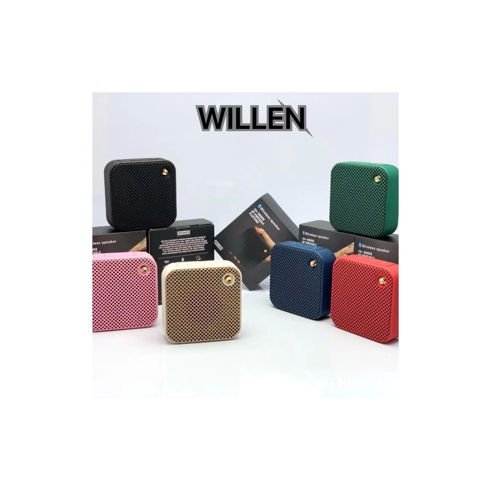 Mini Enceinte Bluetooth WILLEN W1 - noir