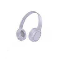 CASQUE SANS FIL BT - HOCO W46 - BLEU CLAIR / GRIS