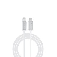 Cable USB-C vers LIGHTNING - DEVIA J06 - 1.5M 27W Blanc