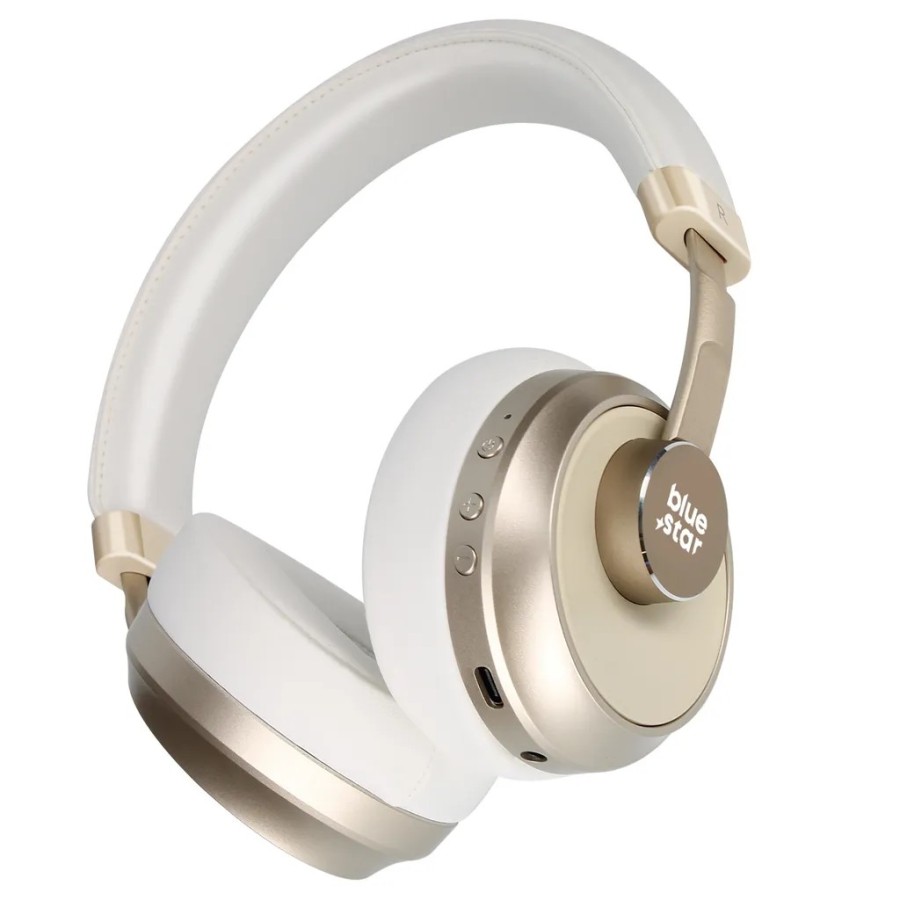 CASQUE SANS FIL BT - BLUE STAR BH02 - BLANC