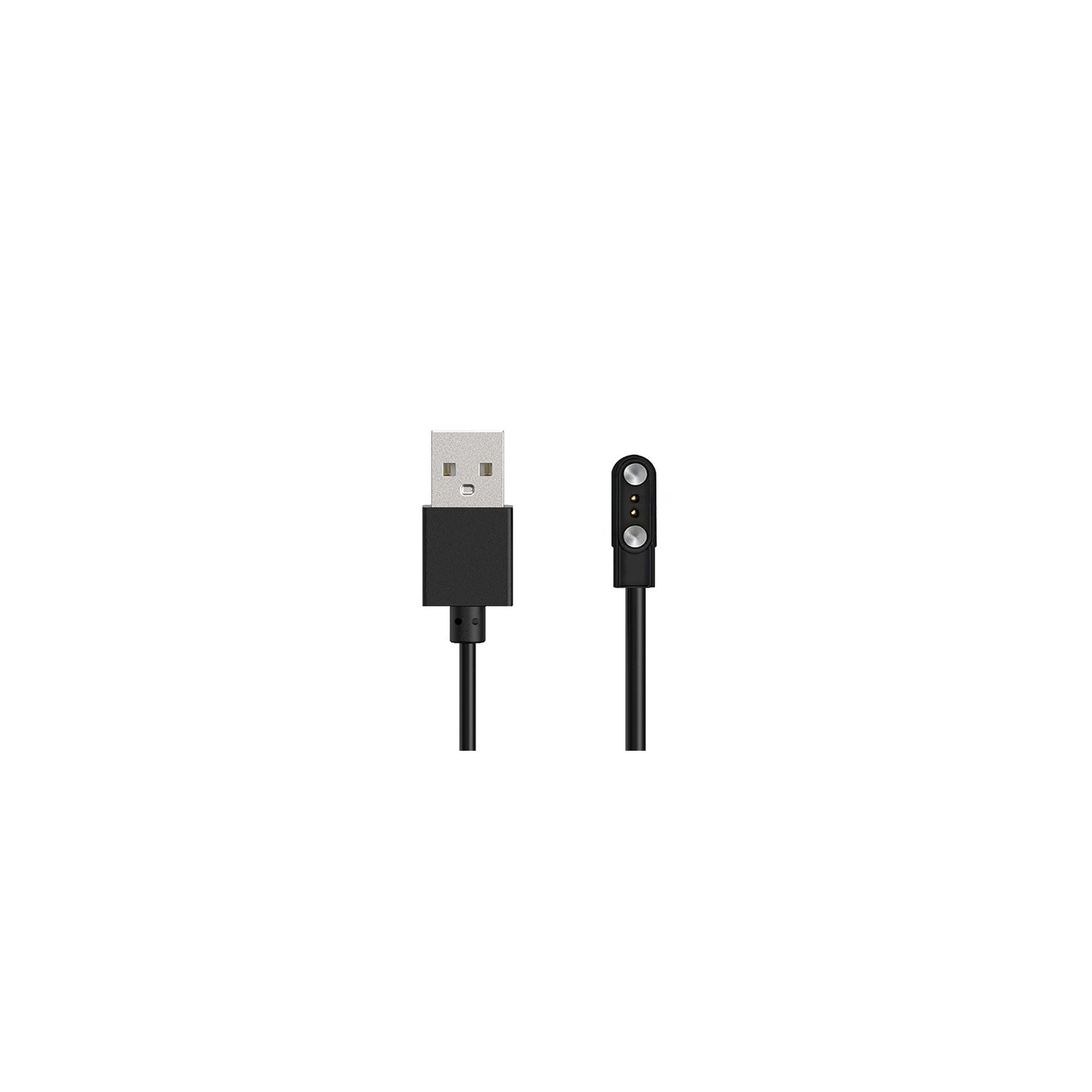 Chargeur magnétique 2 broches 2.8mm pour montre connectée HUL-01 60cm - Noir