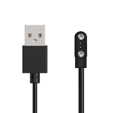 Chargeur magnétique 2 broches 2.8mm pour montre connectée HUL-01 60cm - Noir