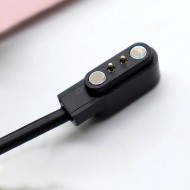 Chargeur magnétique 2 broches 2.8mm pour montre connectée HUL-01 60cm - Noir