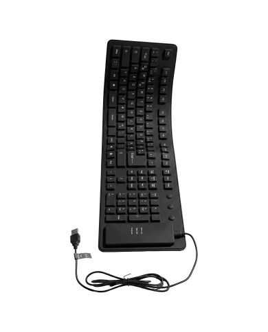 CLAVIER EN SILICONE FILAIRE SOUPLE