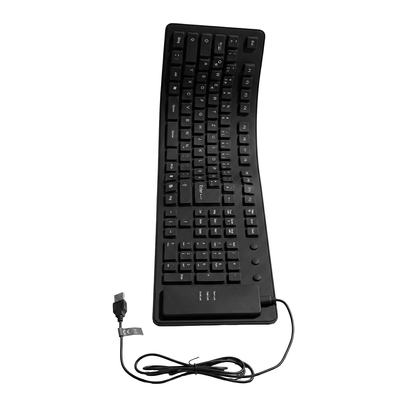 CLAVIER EN SILICONE FILAIRE SOUPLE
