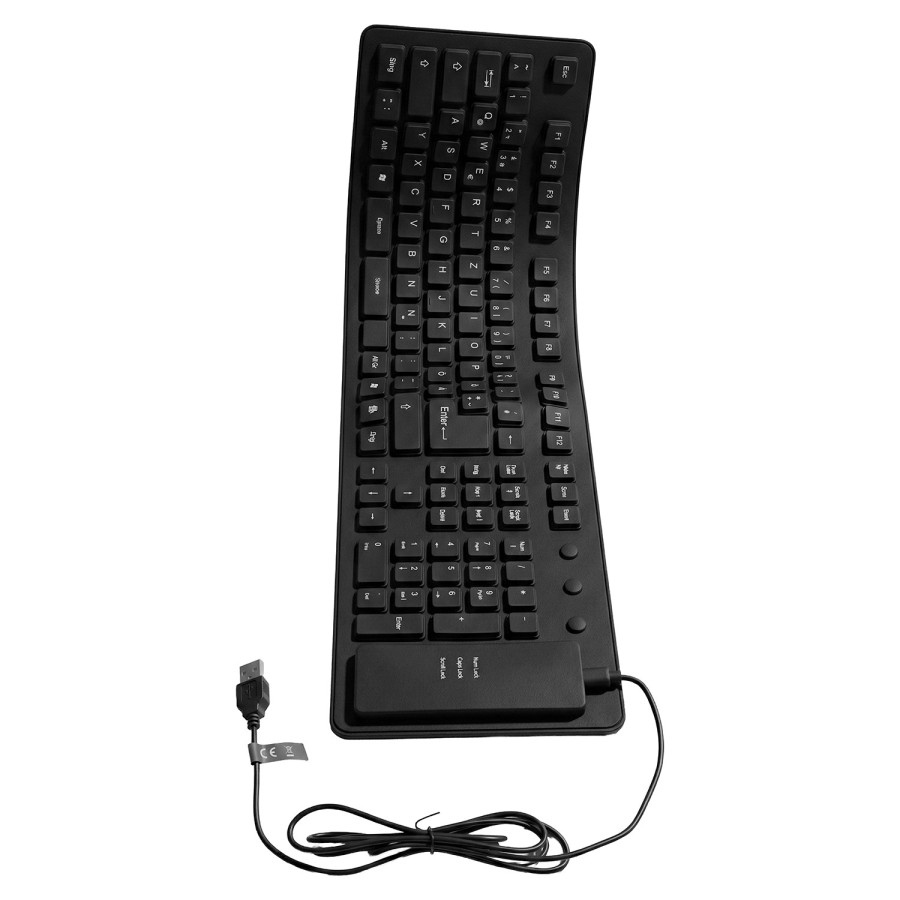 CLAVIER EN SILICONE FILAIRE SOUPLE