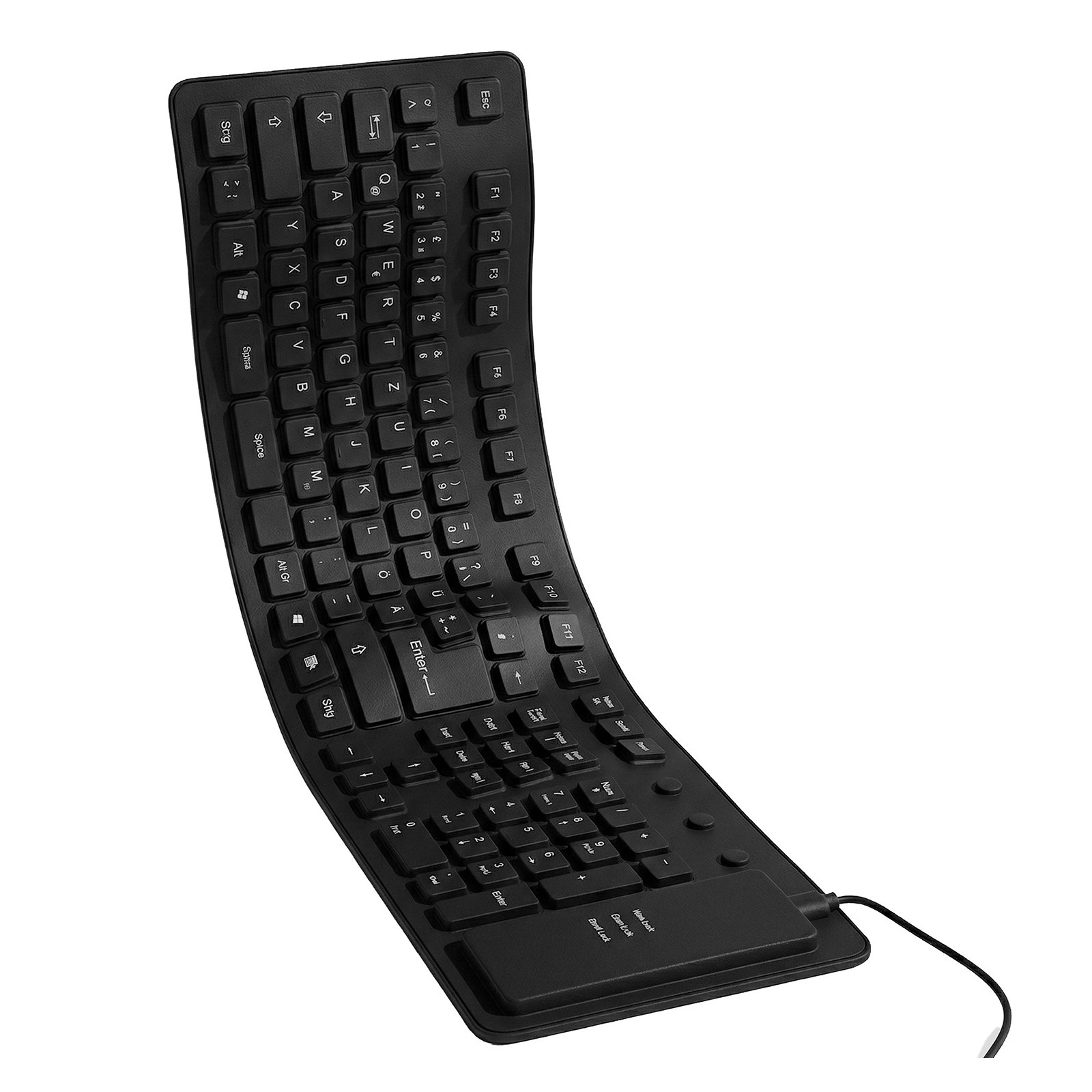 CLAVIER EN SILICONE FILAIRE SOUPLE