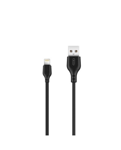 Câble USB-A vers LIGHTNING - XO- 2M 2.1A Noir