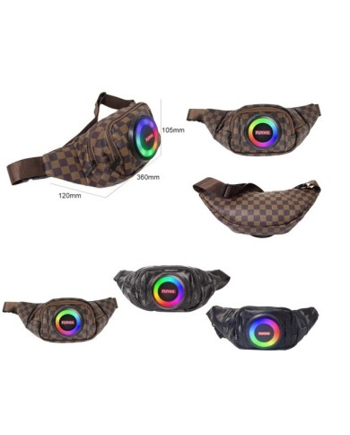 Sac banane avec haut-parleur Bluetooth et lumières RGB - 803