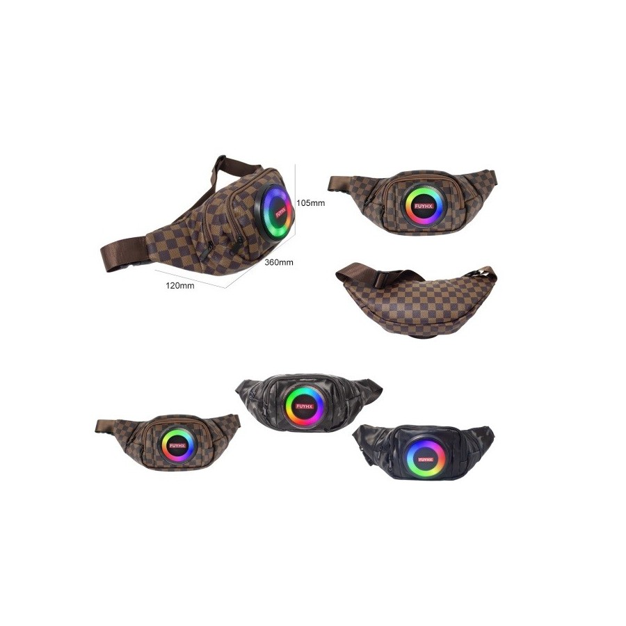 Sac banane avec haut-parleur Bluetooth et lumières RGB - 803