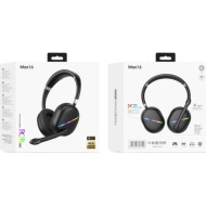 Casque Gamer bluetooth avec un micro et LED RGB - Max 16