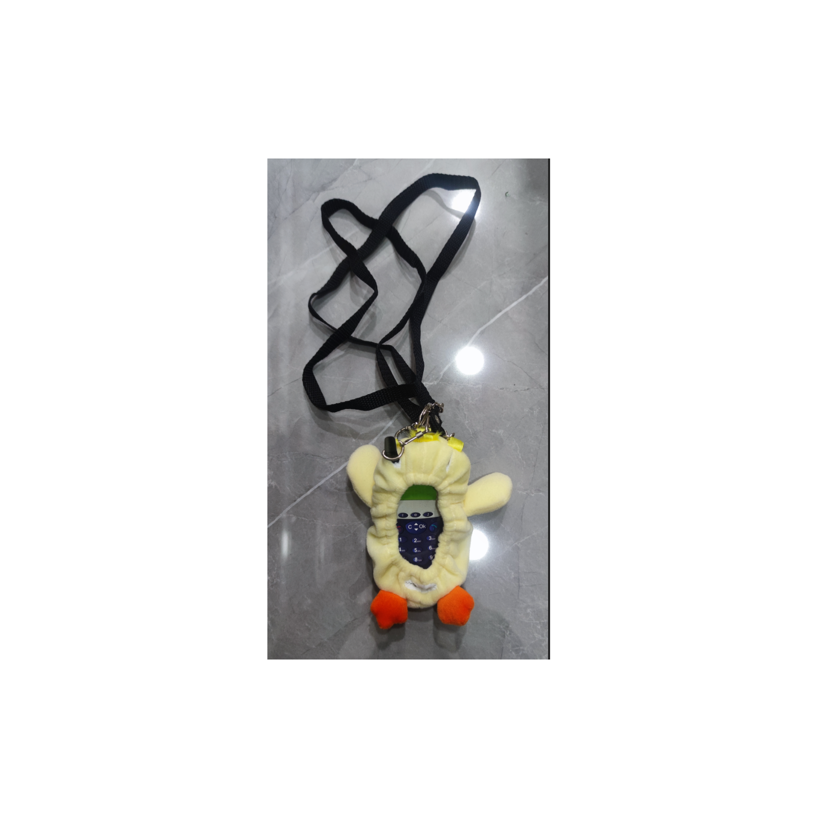 Porte Clef Poussin avec lanière