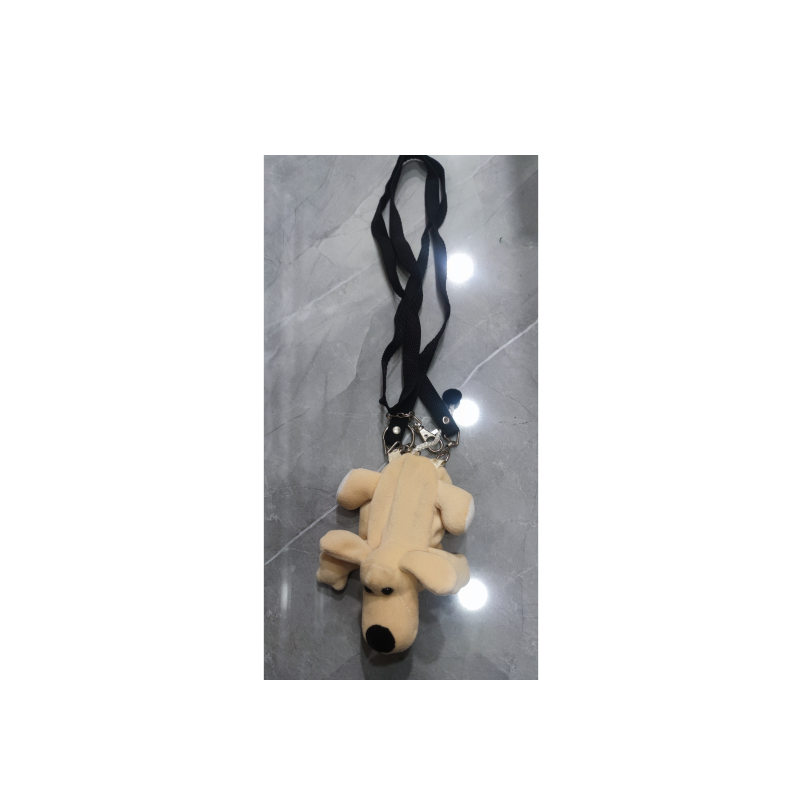 Porte Clef Chien avec lanière