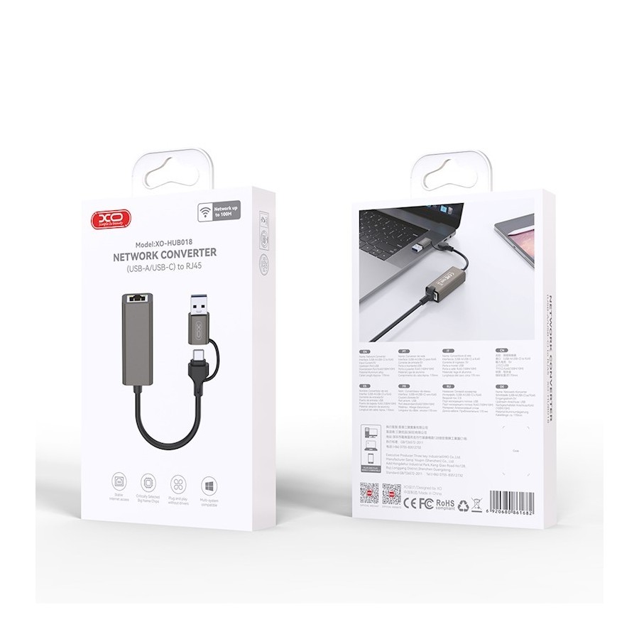 ADAPTEUR RÉSEAUX USB-A & USB-C