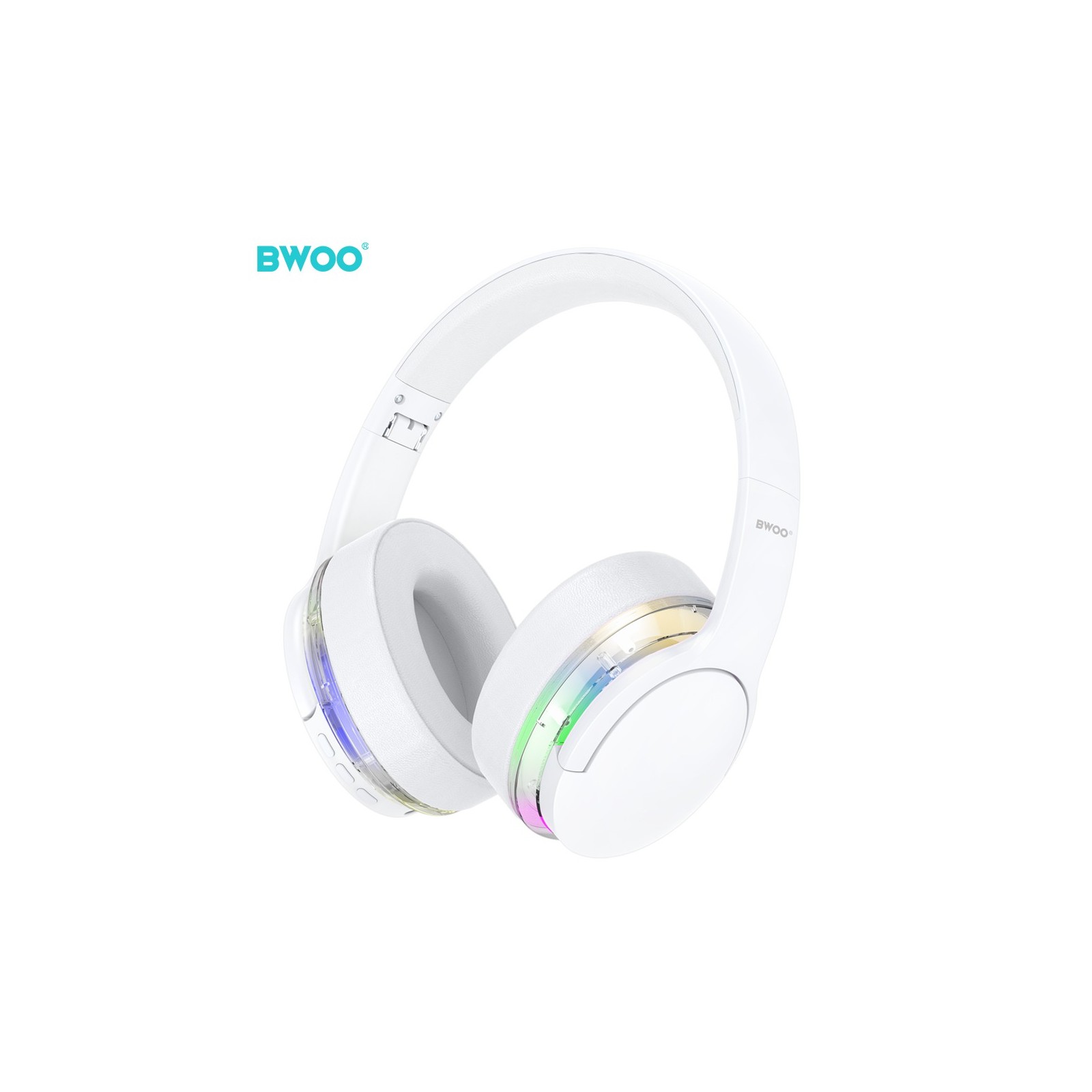 CASQUE SANS FIL BT ANC - BWOO BW587 - BLANC