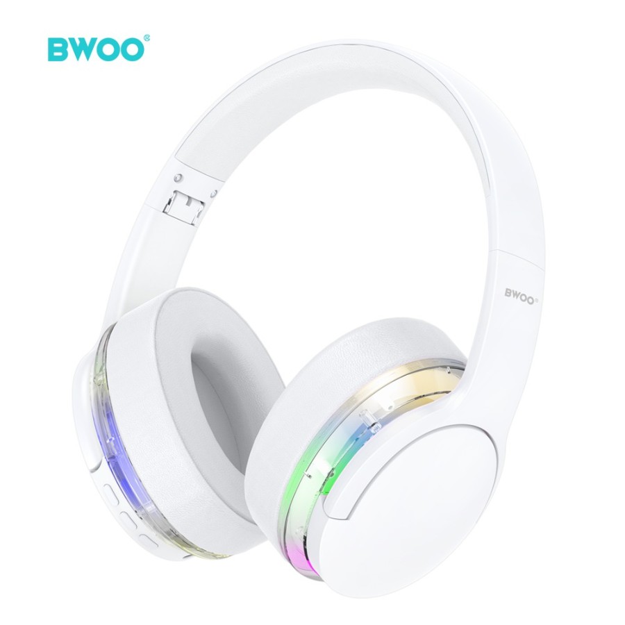 CASQUE SANS FIL BT ANC - BWOO BW587 - BLANC