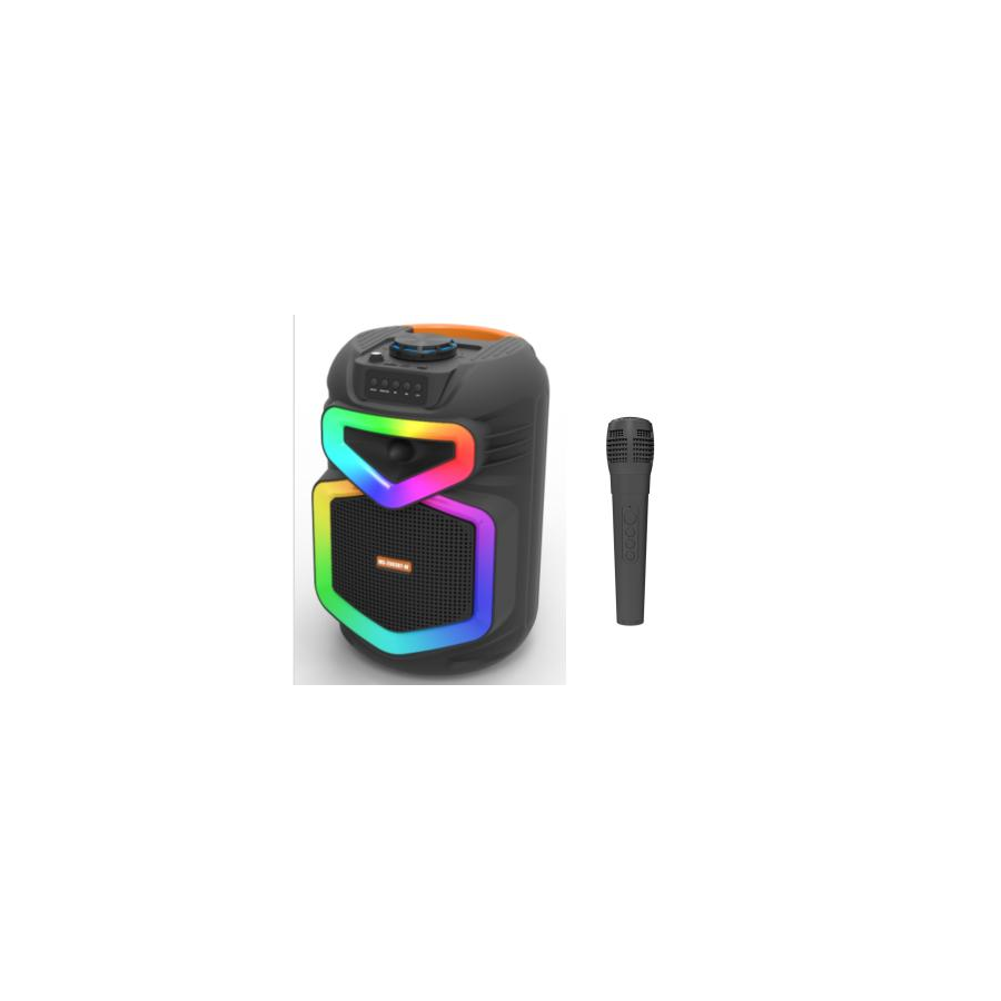 Kit Karaoké Enceinte + Micro Bluetooth RGB - MS-2083-W