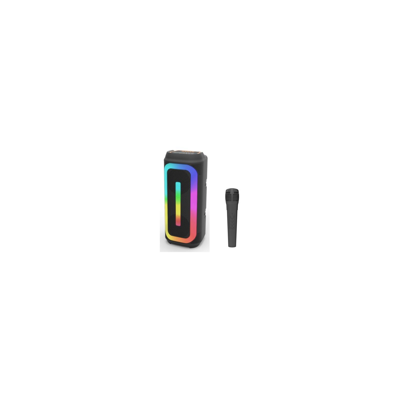 Kit Karaoké Enceinte + Micro Bluetooth RGB - MS-3627BT-W