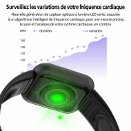 Montre connectée L18S - Noir