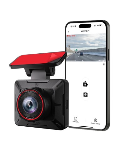 Caméra de voiture avant Dashcam AKEEYO P1 - 1080P/30FPS - Noir