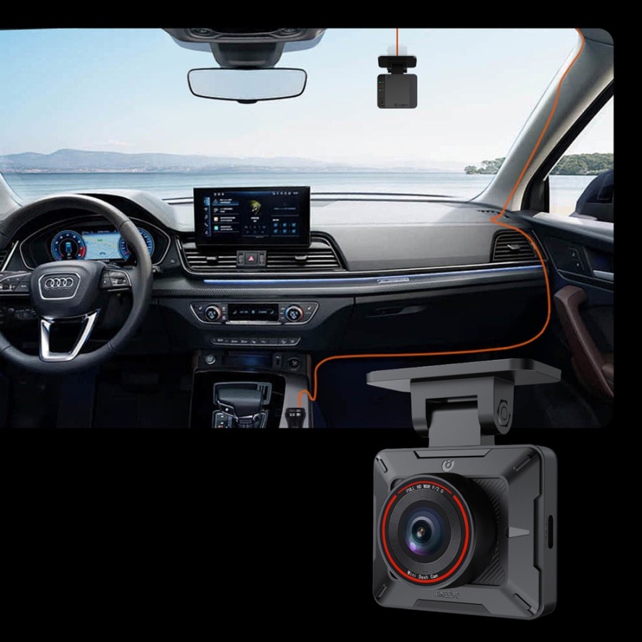 Caméra de voiture avant Dashcam AKEEYO P1 - 1080P/30FPS - Noir