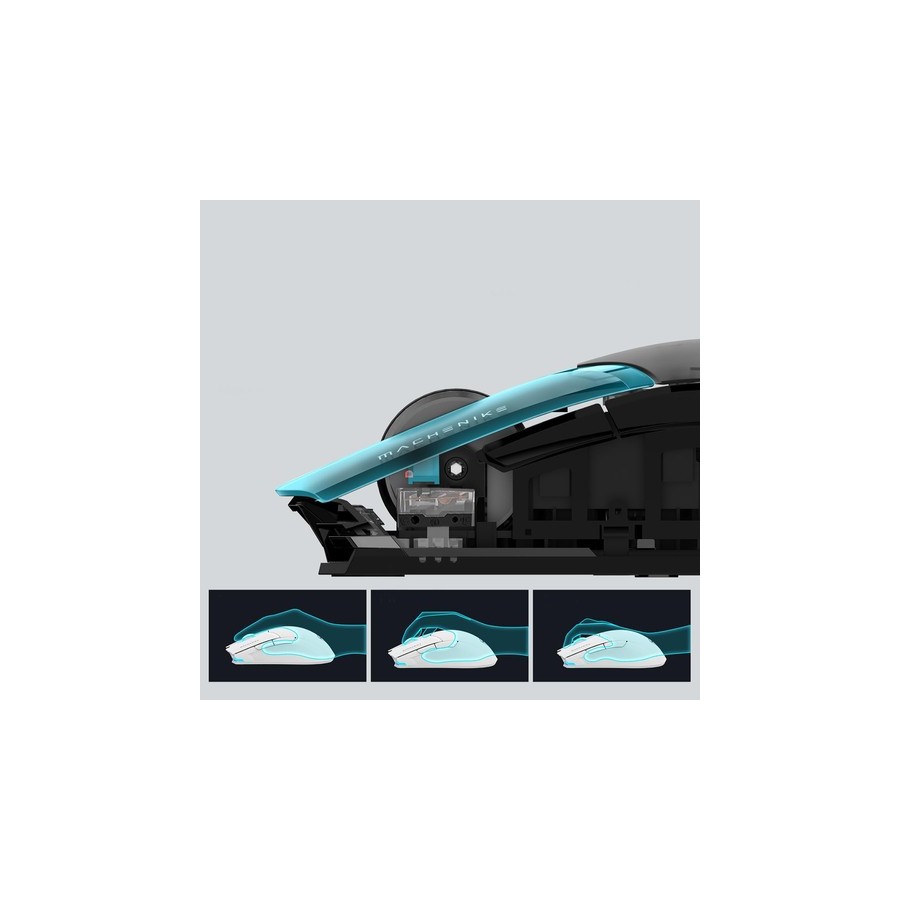Souris Gaming sans fil Bluetooth - Machenike M7 Pro - Noir