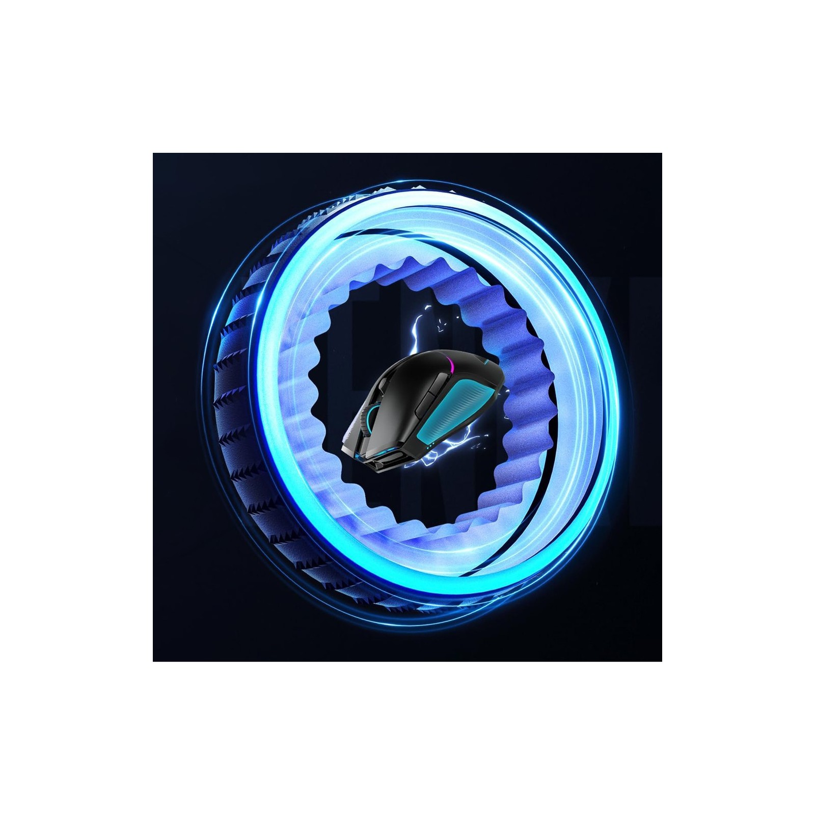 Souris Gaming sans fil Bluetooth avec station de charge - Machenike L8 Pro - Noir