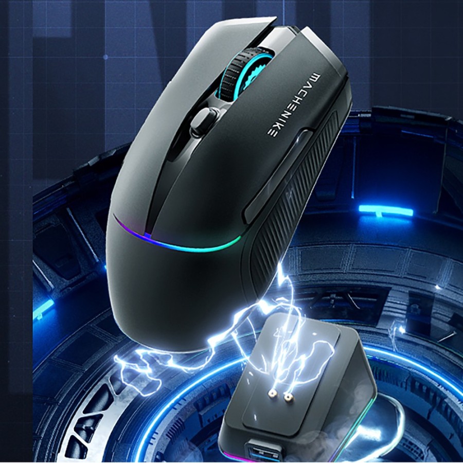 Souris Gaming sans fil Bluetooth avec station de charge - Machenike L8 Pro - Noir