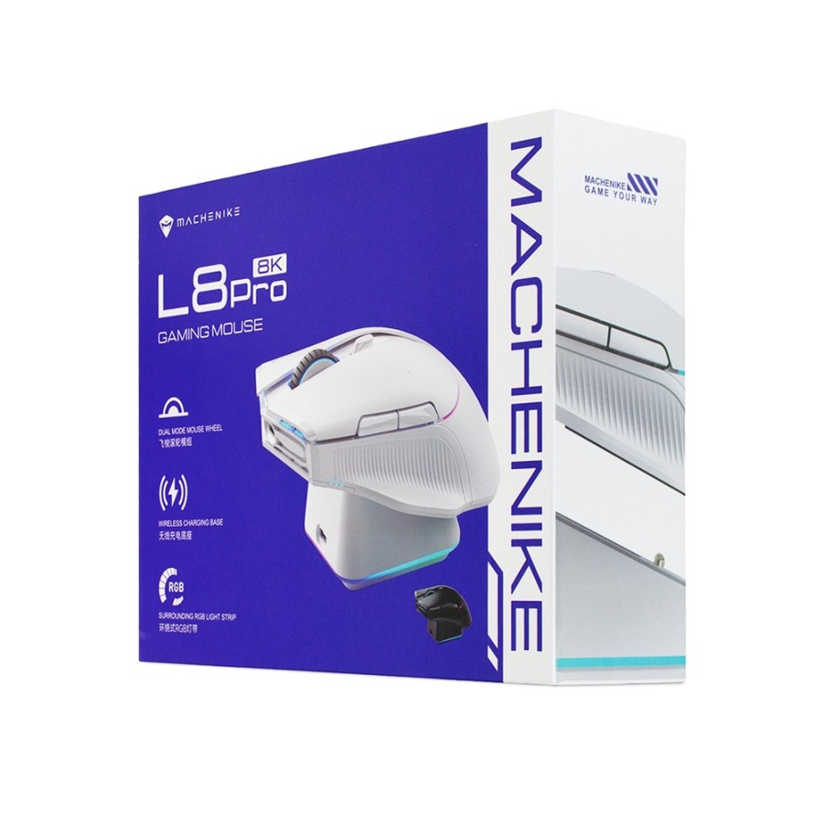 Souris Gaming sans fil Bluetooth avec station de charge - Machenike L8 Pro - Noir