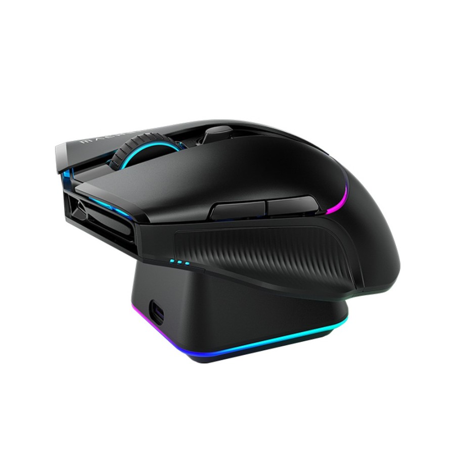 Souris Gaming sans fil Bluetooth avec station de charge - Machenike L8 Pro - Noir