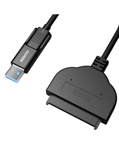 Adaptateur BENFEI USB-A/USB-C vers SATA III pour HDD SSD 2,5 pouces
