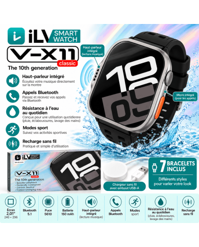 Montre Connectée V-X11 CLASSIC