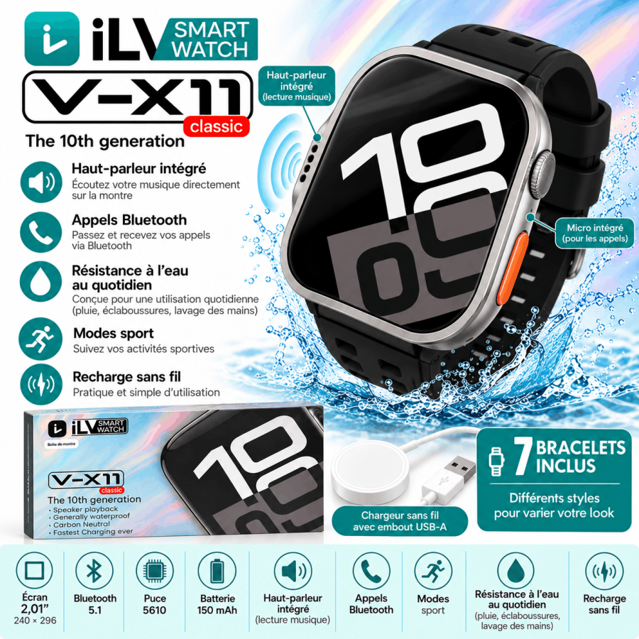 Montre Connectée V-X11 CLASSIC