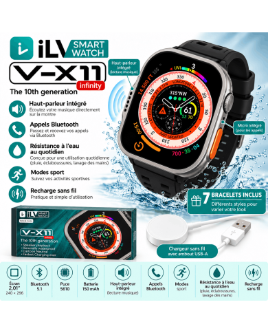 Montre Connectée V-X11 INFINITY