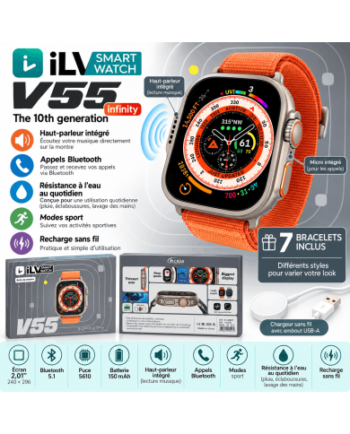 Montre Connectée V55 INFINITY