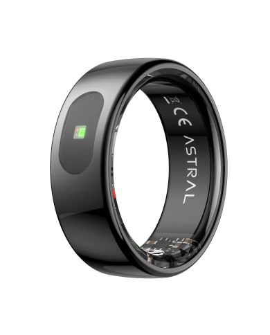 Bague connectée Forever Astral SR-100 - Taille 7 - Noir