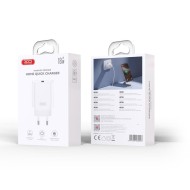 Chargeur secteur XO CE33 QC 18 W, 1 USB-A, blanc