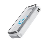 Batterie externe magnétique 3-en-1 à induction FOREVER MATB-300 20W 10000 mAh - Blanc
