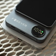 Batterie externe magnétique à induction FOREVER MATB-200 20W 5000 mAh - Noir