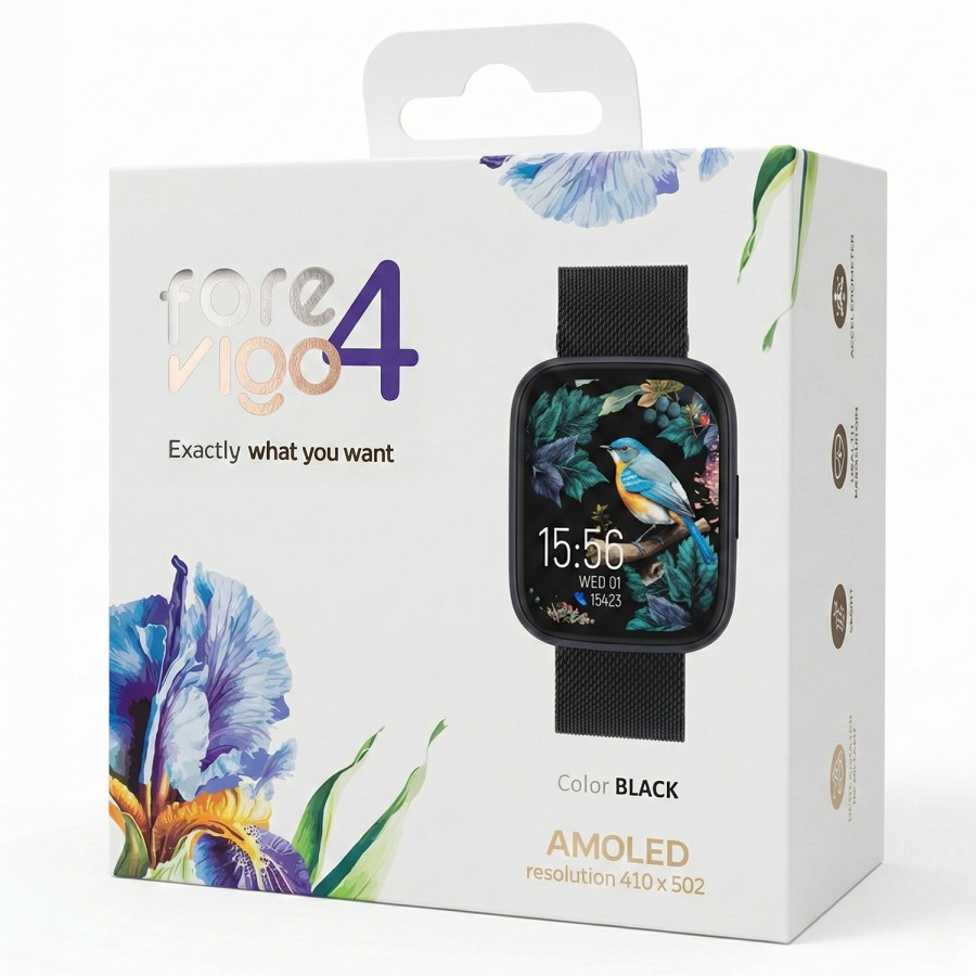 Montre connectée FOREVER SW-330 FOREVIGO 4 - Noir