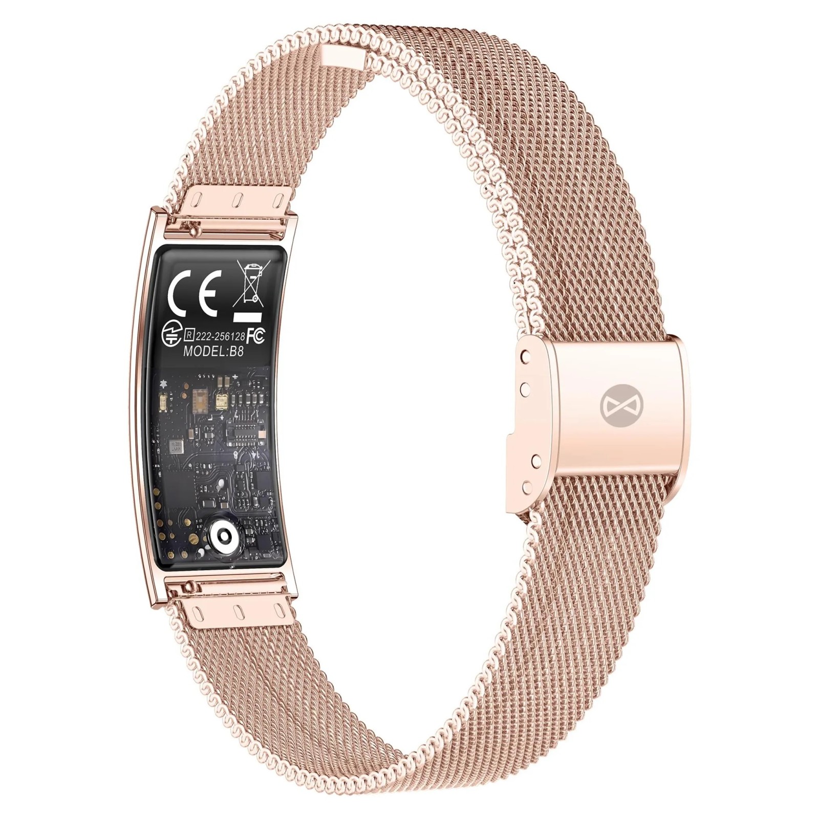 Bracelet connecté élégant FOREVER ELEGANCE B8 - Or rose