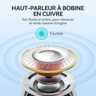 Écouteurs LIGHTNING BWOO HF179 Blanc