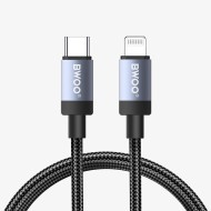 Câble USB-C vers LIGHTNING - BWOO BO-X401CL - 30W 1M Noir